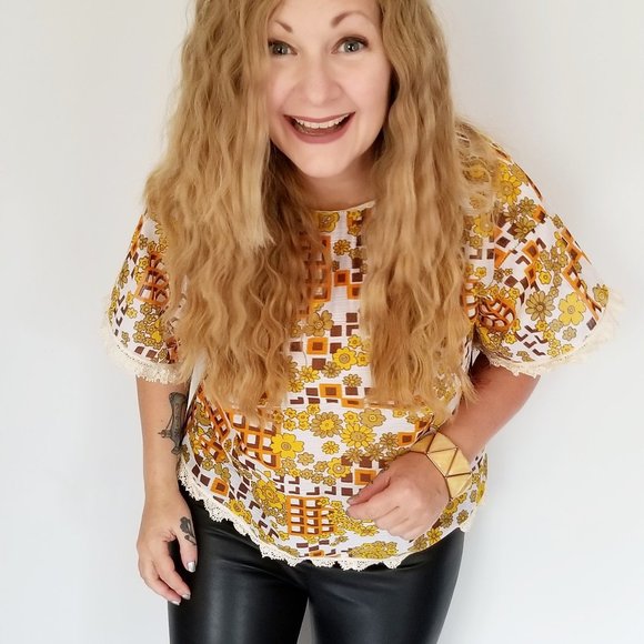 Refashioned Vintage Top (M/L)